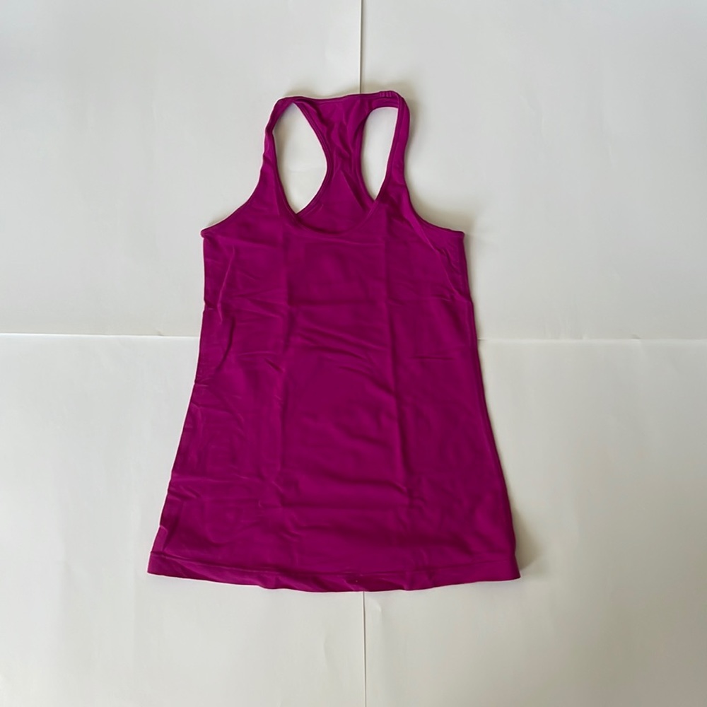Lululemon cool racer back (size 8) raspberry